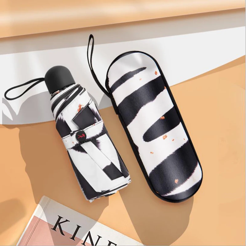 

Fashionable Umbrella Folding Mini with Case for Woman
