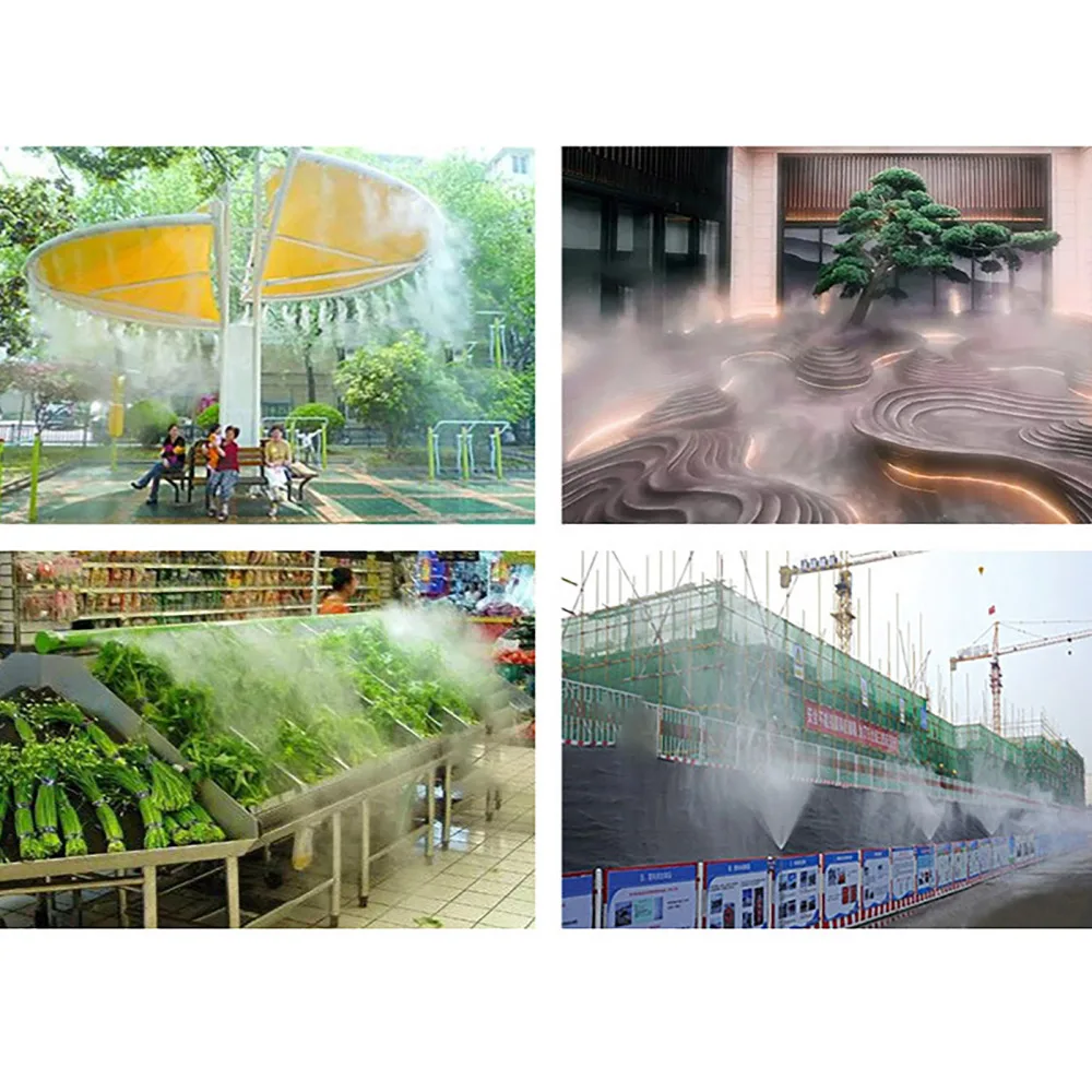 

Garden Sprayer Outdoor Misting Cooling System Kit Greenhouse 6M 1pcs Rotatable Nozzle Long Service Life Irrigation Set