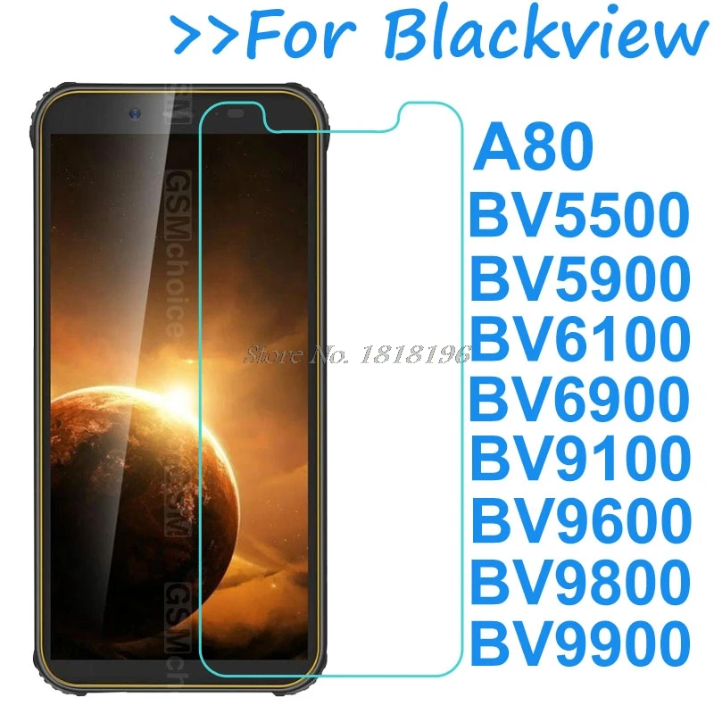 Защитное стекло для Blackview A80, BV4900, BV5500, BV5900, BV6100, BV6300, BV6900, BV9100, BV9600, BV9700, BV9800, BV9900, закаленное стекло