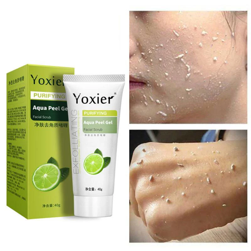 

Yoxier Purifying Aqua Peel Gel Whitening Moisturizer Skin Care Repair Facial Scrub Cleaner Acne Blackhead Treatment Remove