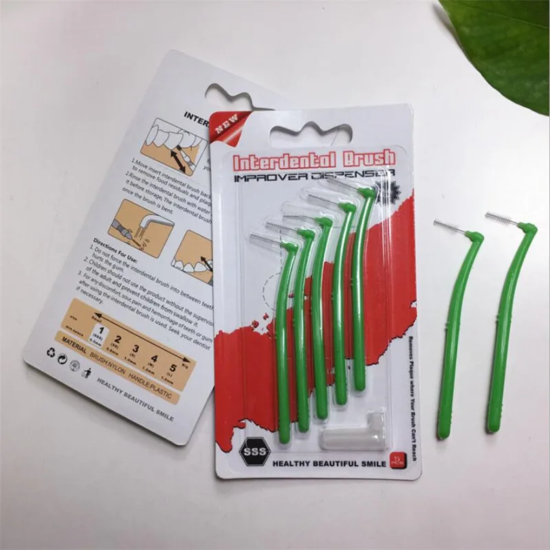 5 шт. 0 мм для взрослых межзубная щетка чистки между зубами зубная нить инструмент