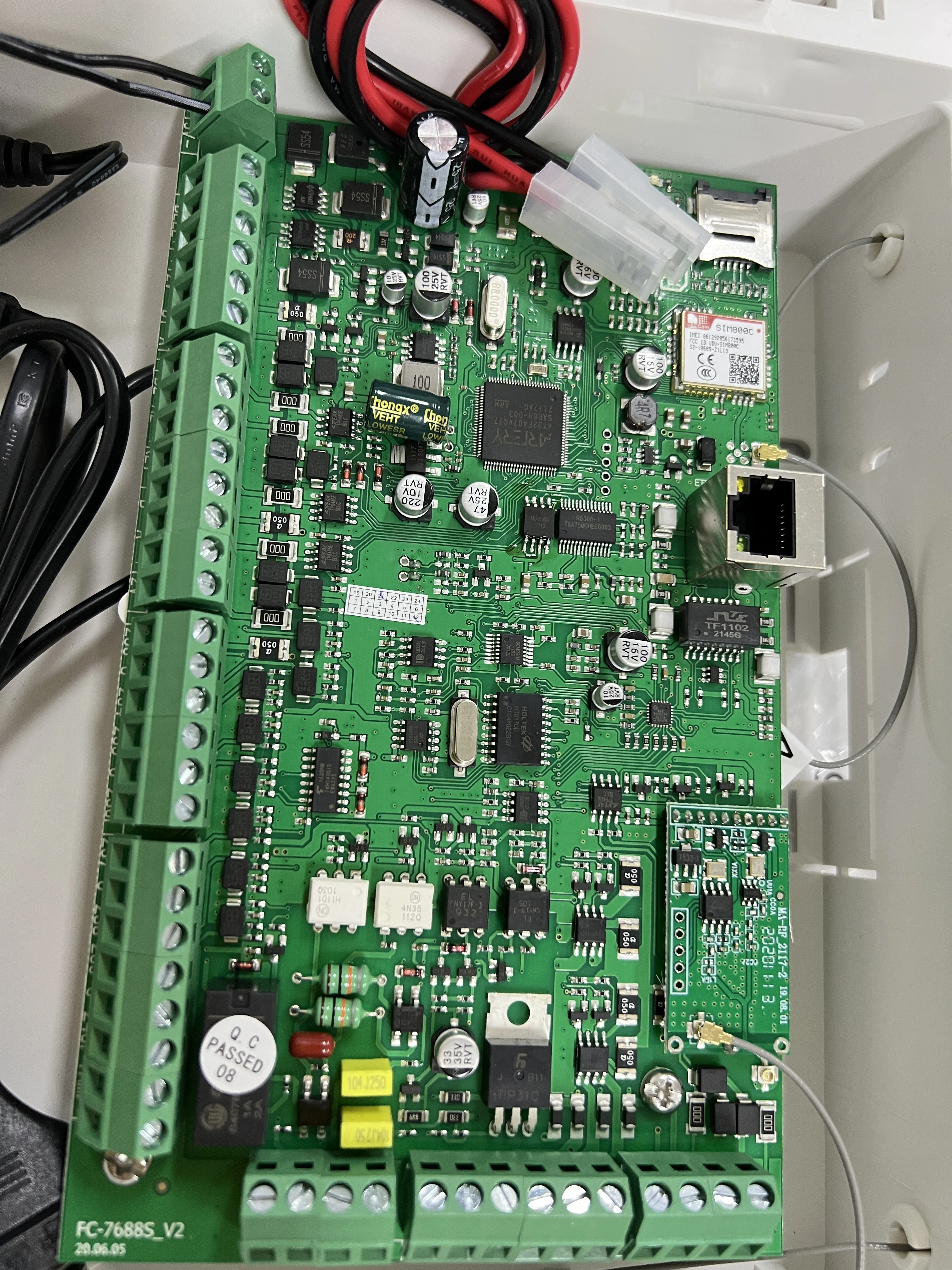 FC-7688 плюс проводной промышленная сигнализация TCP IP для мобильного телефона 2G GSM