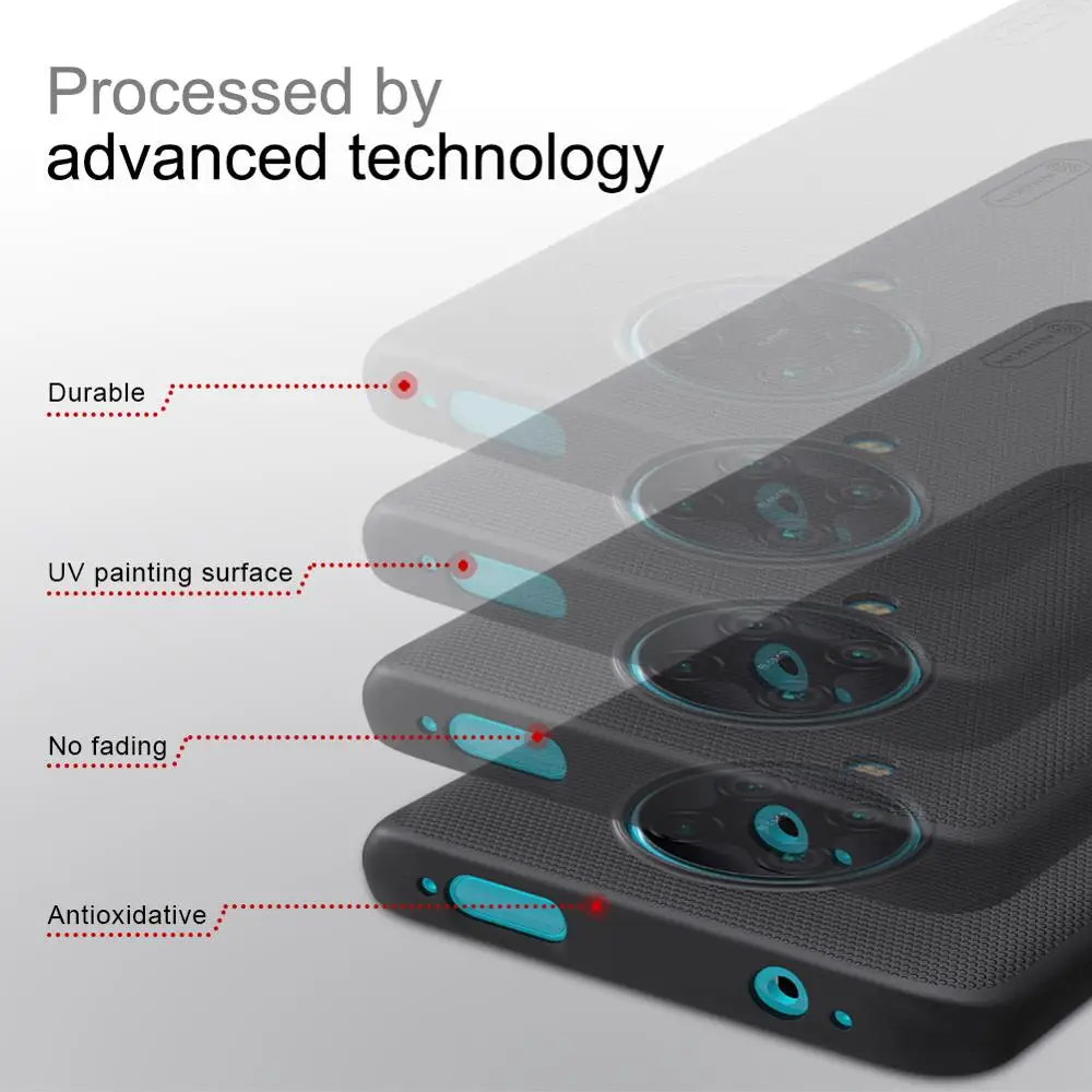 For Xiaomi Poco F2 Pro Case Casing Nillkin Frosted PC Hard Back Cover Case for Xiaomi Poco F2 Pro Phone Cases