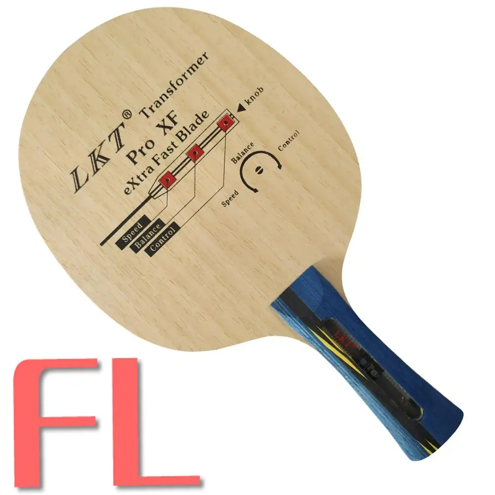 LKT трансформатор Pro XF Экстра Быстрый длинный Shakehand FL настольный теннис пинг понг лезвие - Цвет: FL  long handle