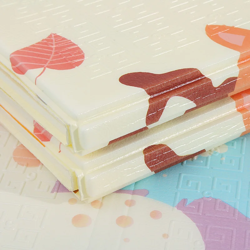 Складной детский игровой коврик водонепроницаемый XPE мягкий для ползания