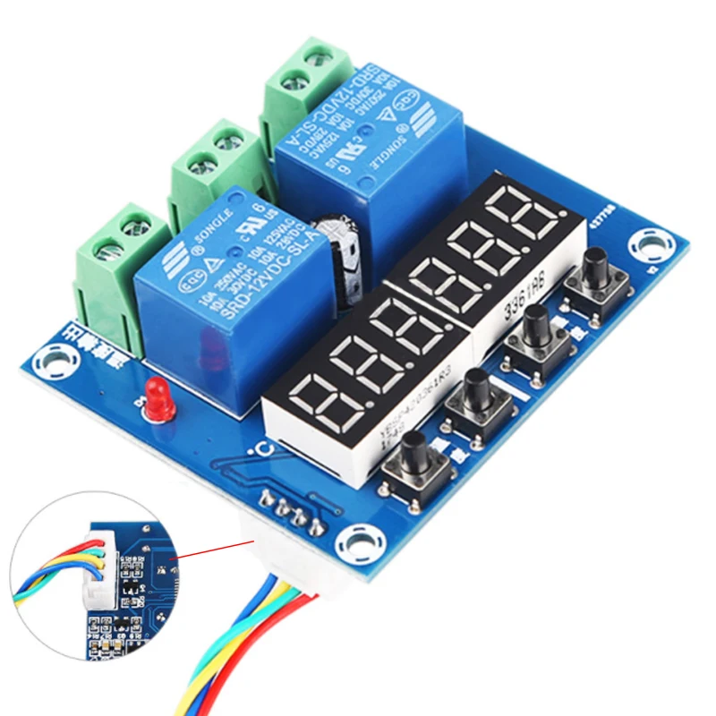 DC 12V термометр контроллер гигрометра Температура M452 светодиодный цифровой