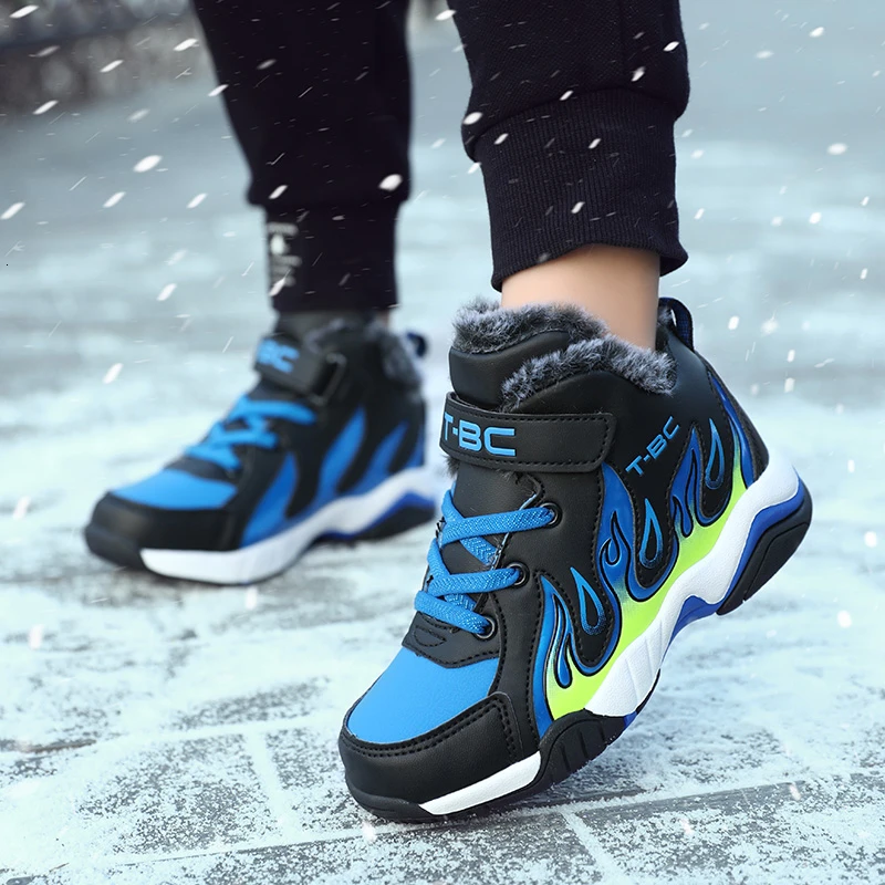 Детская спортивная обувь кроссовки для мальчиков зимняя модная