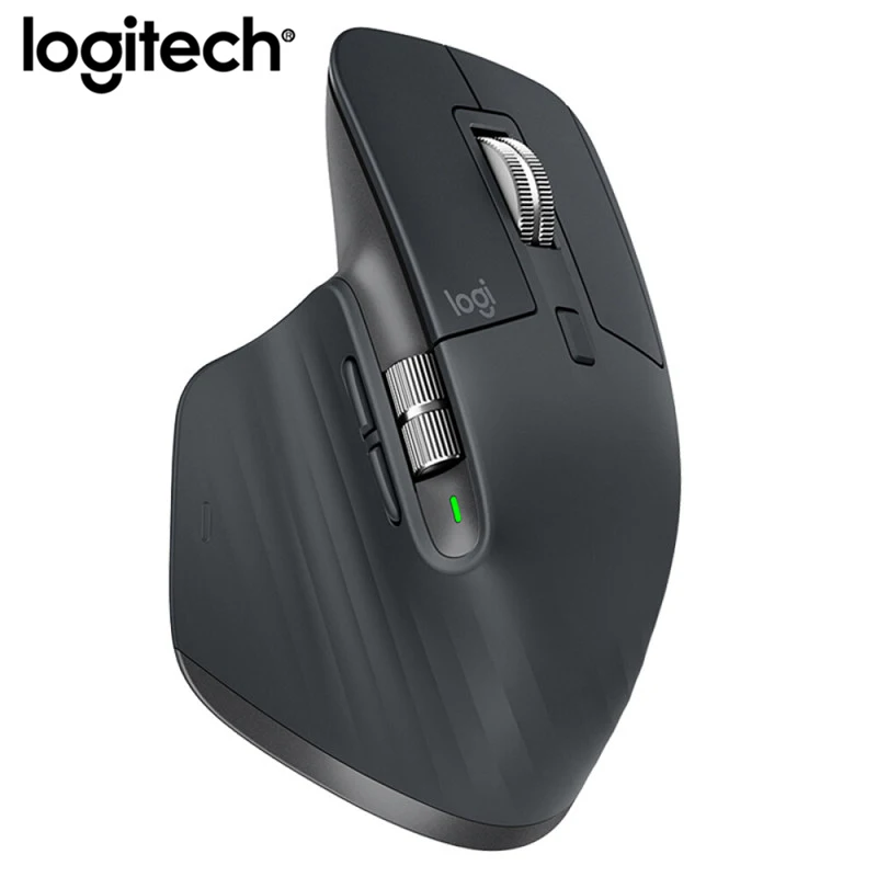 Новая беспроводная Bluetooth мышь Logitech MX Master 3 с USB Type C перезаряжаемая деловая офисная