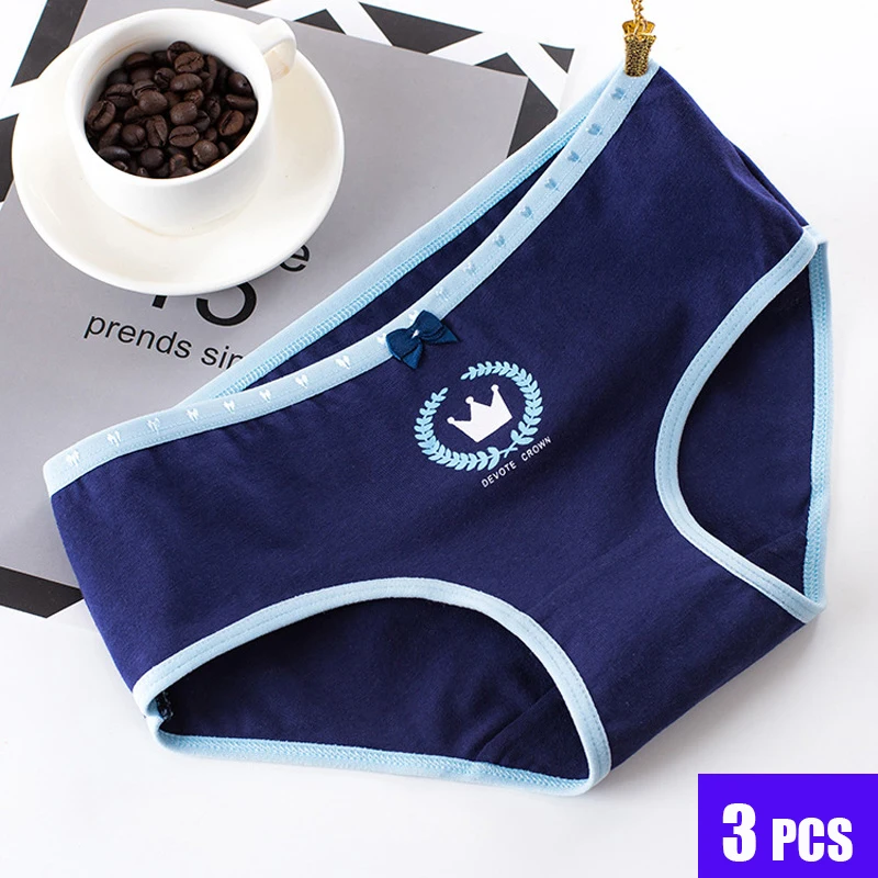 3 шт./Лот женские трусы удобное хлопковое нижнее белье женское сексуальное