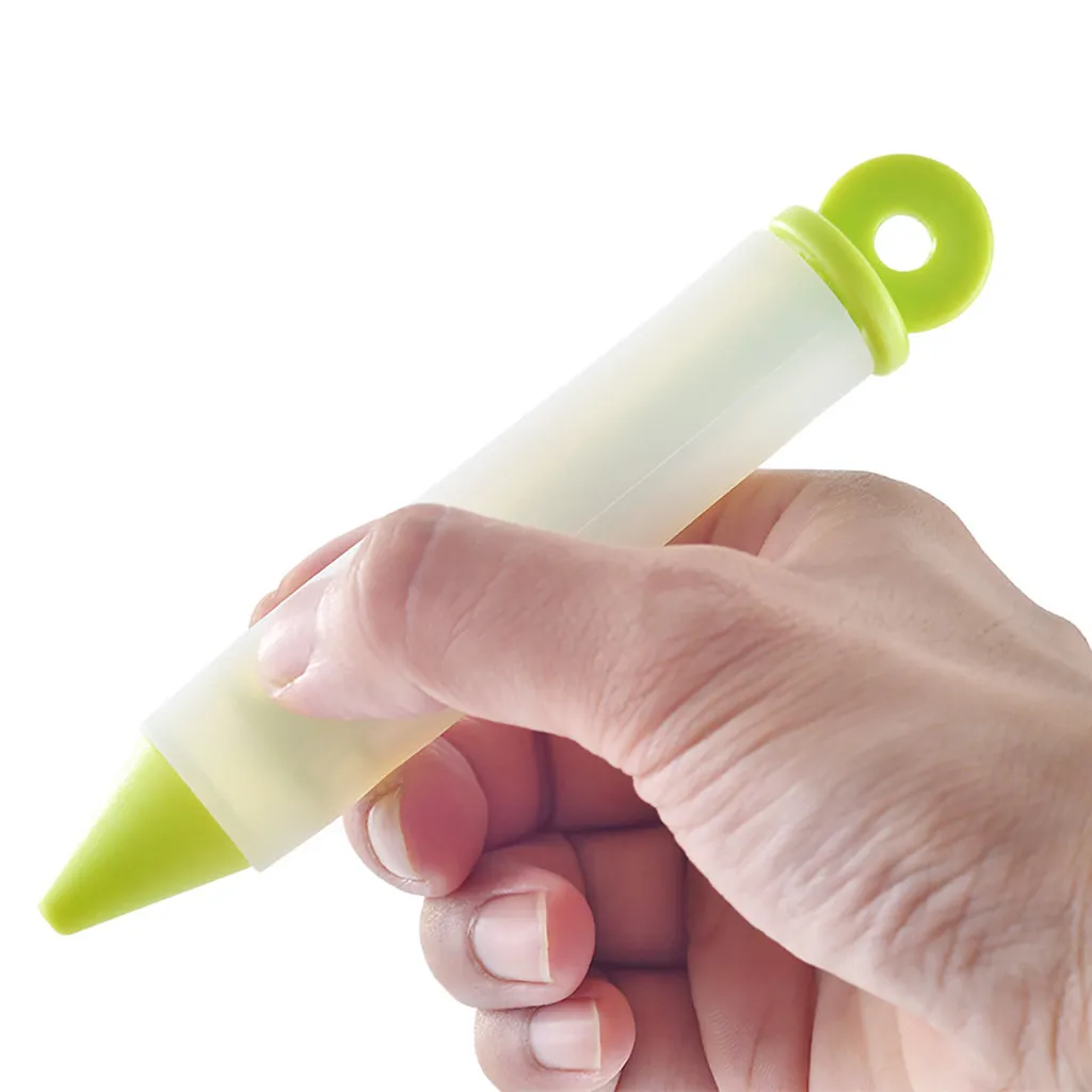 Silicone Food Writing Pen Chocolate Cake Decorating Tools Cream Cup Icing Piping Dessert Convenient and Easy to Use | Дом и сад