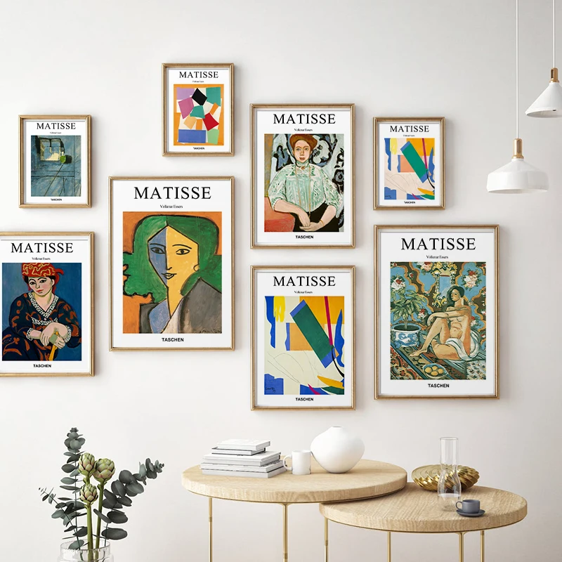 

Henri Matisse Fashion Retro Posters And Prints Abstract Portrait Wall Art Canvas Painting Pictures For Living Room Home Decor