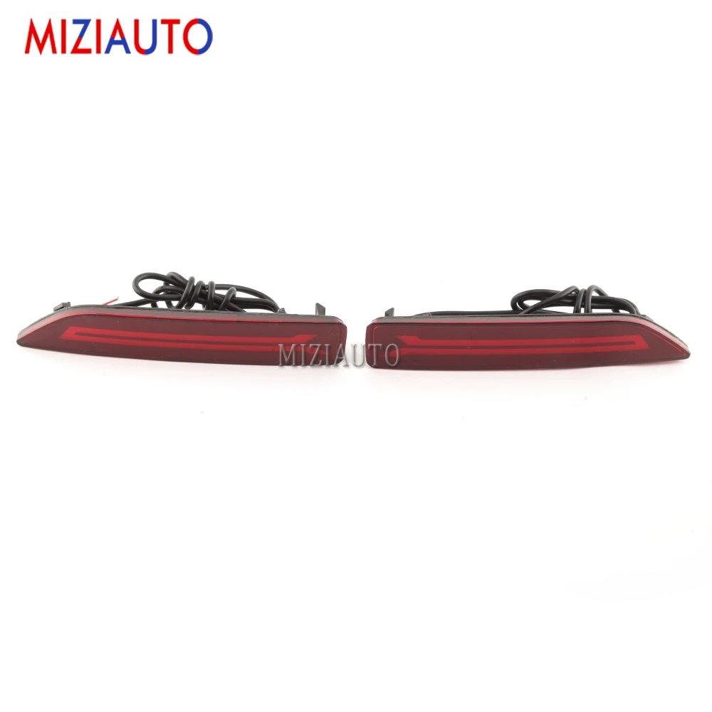 

MIZIAUTO 2Pcs LED Car Rear Bumper Reflector Light For Honda CRV 2007-2009 rear brake Light Lamp Fog Tail Stop lamp car styling