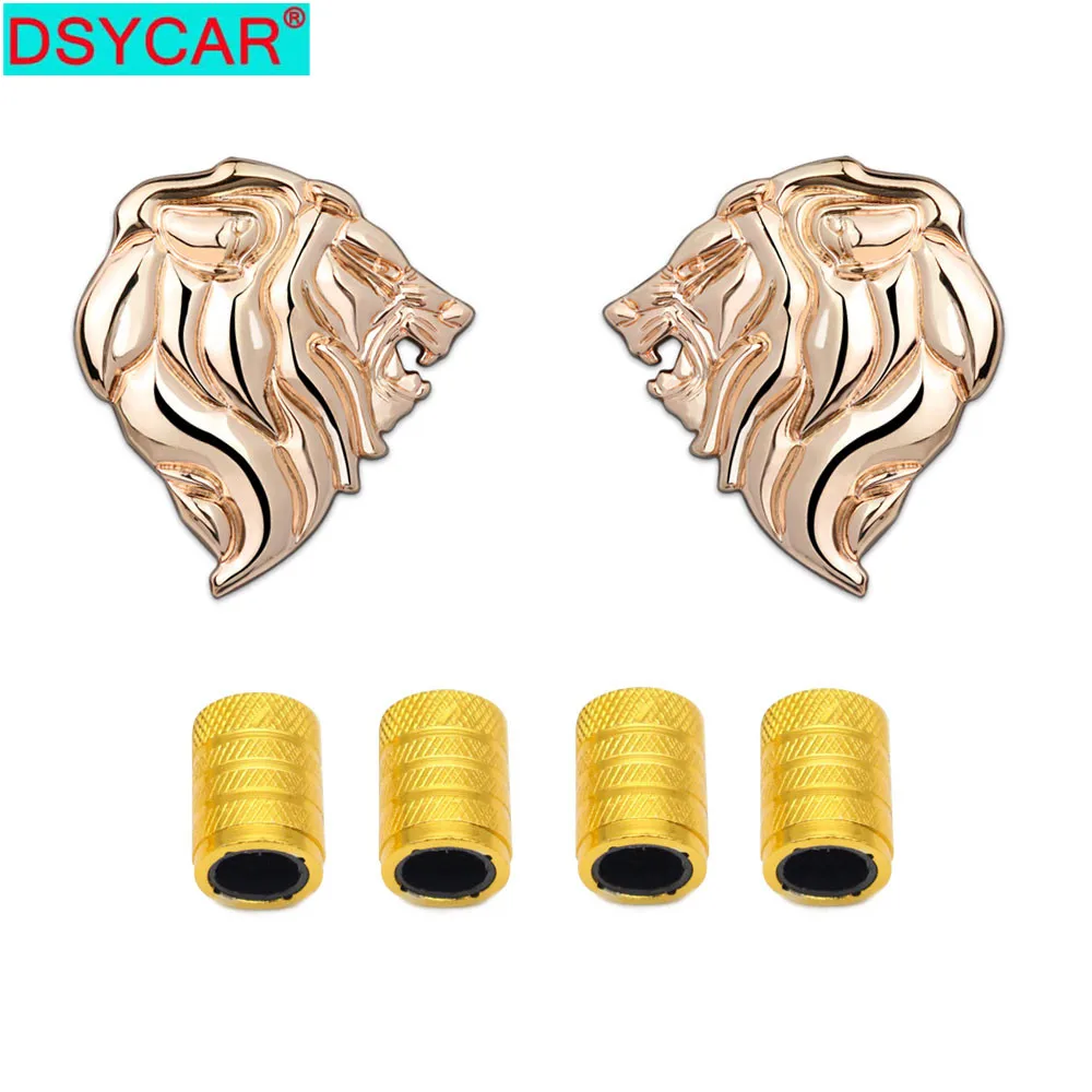 Dsycar 3D металлическая головка черепа искусственная + 4 шт рифленых стиля с
