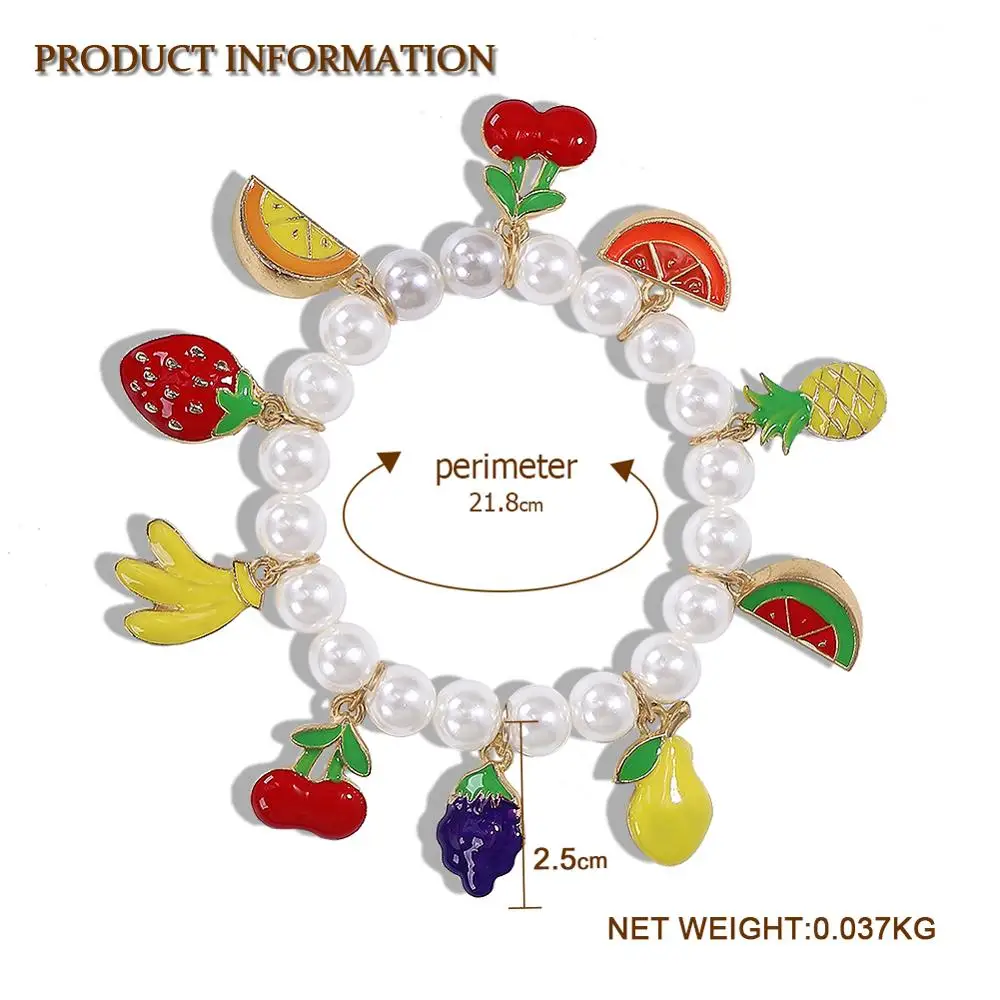 Женский браслет из искусственного жемчуга в богемном стиле очаровательный