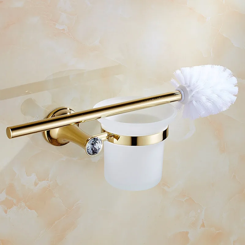 european luxury gold crystal brass bathroom accessories bathroom hardware set gold soap dish towel paper holder free global shipping