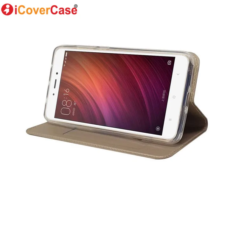 Чехол для Xiaomi Redmi Note 4 магнитный откидной 4X Pro кожаный бумажник аксессуары