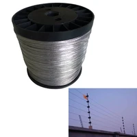 400 meters electric fence wire many strands aluminum magnesium alloy wire for electronic fence high voltage pulse power line