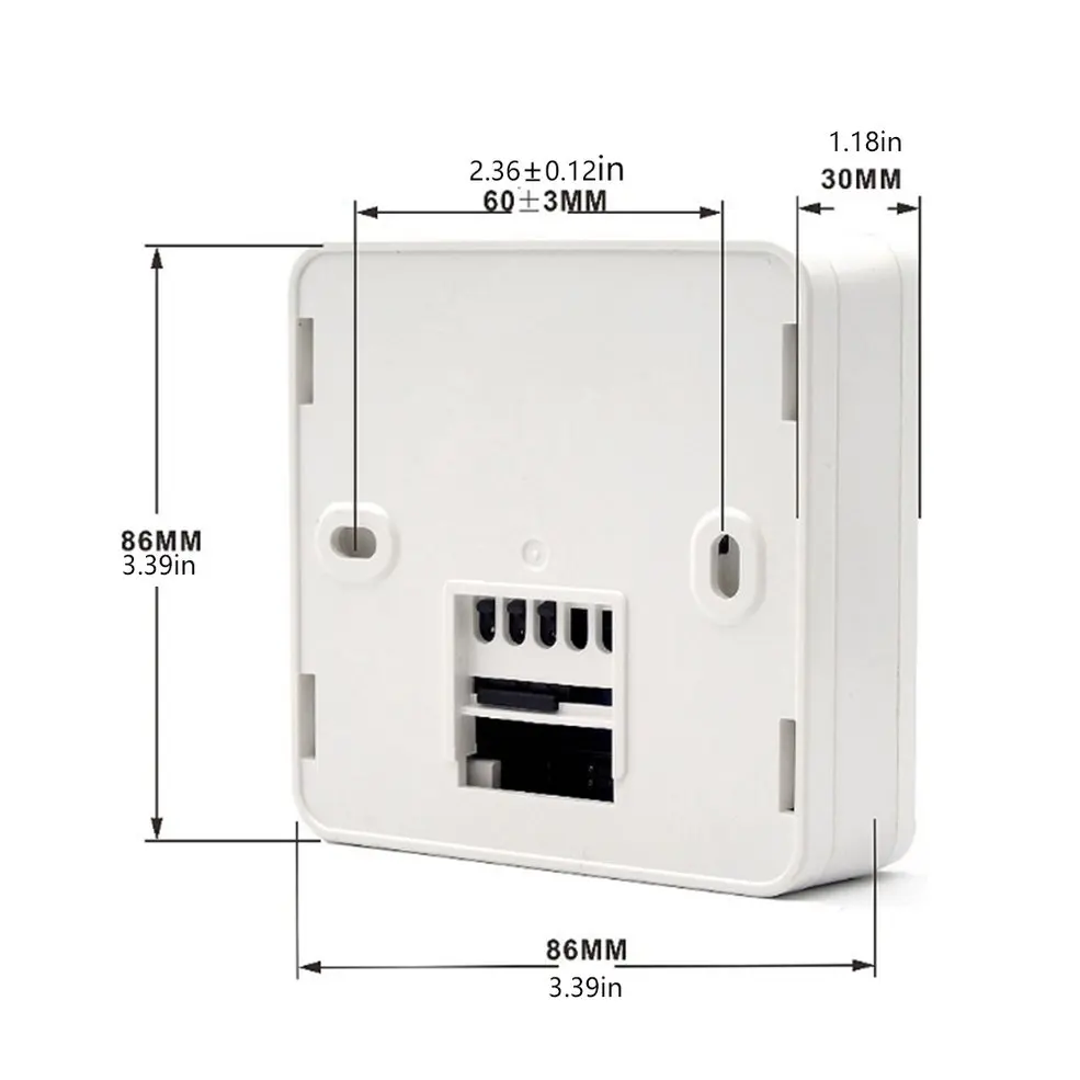 Wireless Gas Boiler Thermostat Rf Control 5A Wall-Hung Boiler Heating Thermostat Aaa Batteries Powered Thermostat