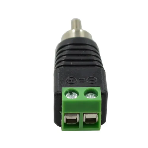 10 шт. образец папа AV RCA аудио Vedio разъем штекер к клеммной колодке адаптер для