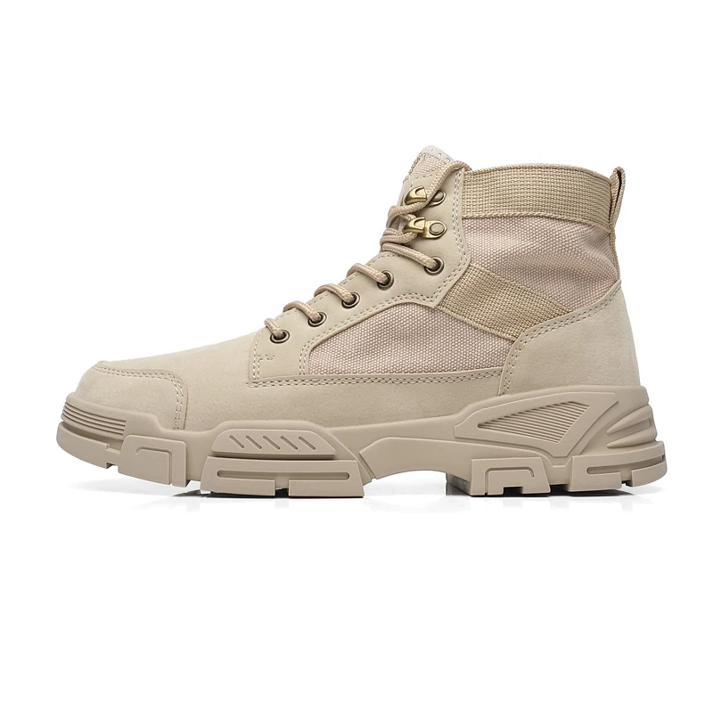 

2021 Ankle Shoes Platform Martin Boots for Men Military High Top Work Shoes Snow Motorcycle Boots Winter Footwear Zapatos Hombre