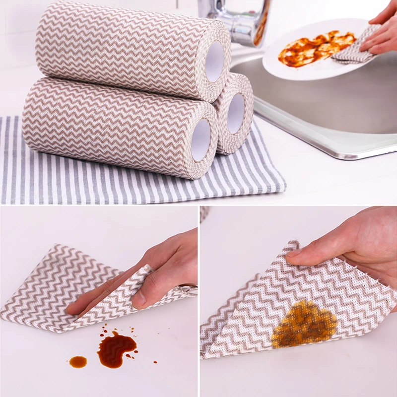 50 шт./рулон одноразовые многоразовые кухонные рулоны | Дом и сад