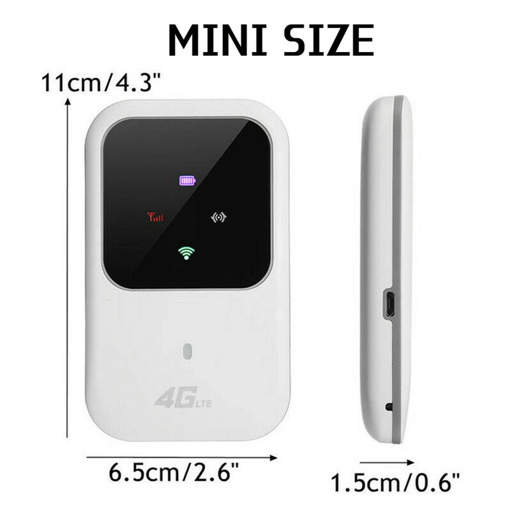 

Unlocked 4G-LTE Mobile Broadband WiFi Wireless Router Portable MiFi Hotspot