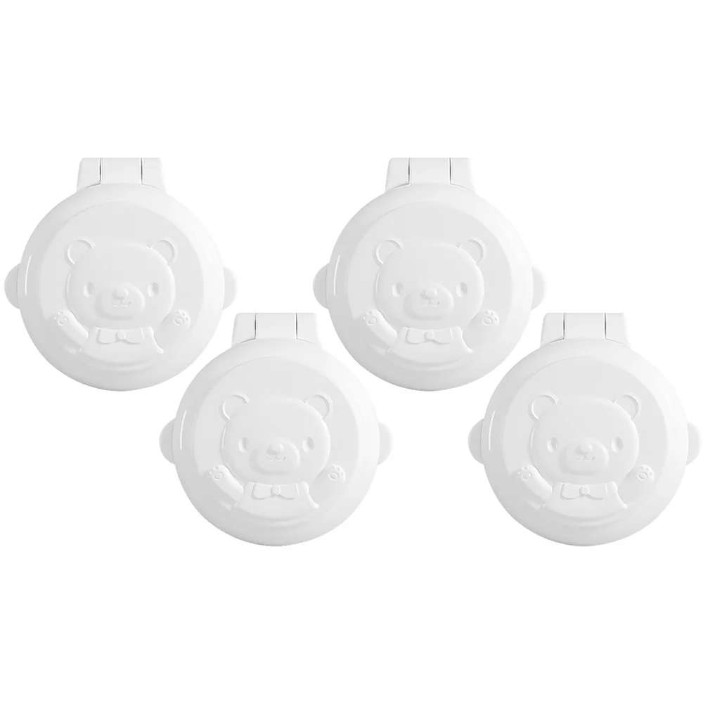 

4pcs Baby Button Lock Car Washing Machine Key Start Protection Covers