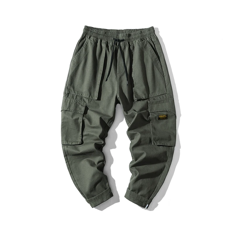 

Original Design Japanese Style Multi-Pockets Straight Men Trousers Hip Hop Autumn Fashion Casual Cargo Pants Korean Style Male