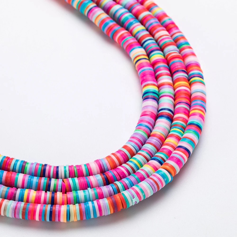 Разные цвета полимерная глина аксессуары для изготовления браслетов девочек 6 мм