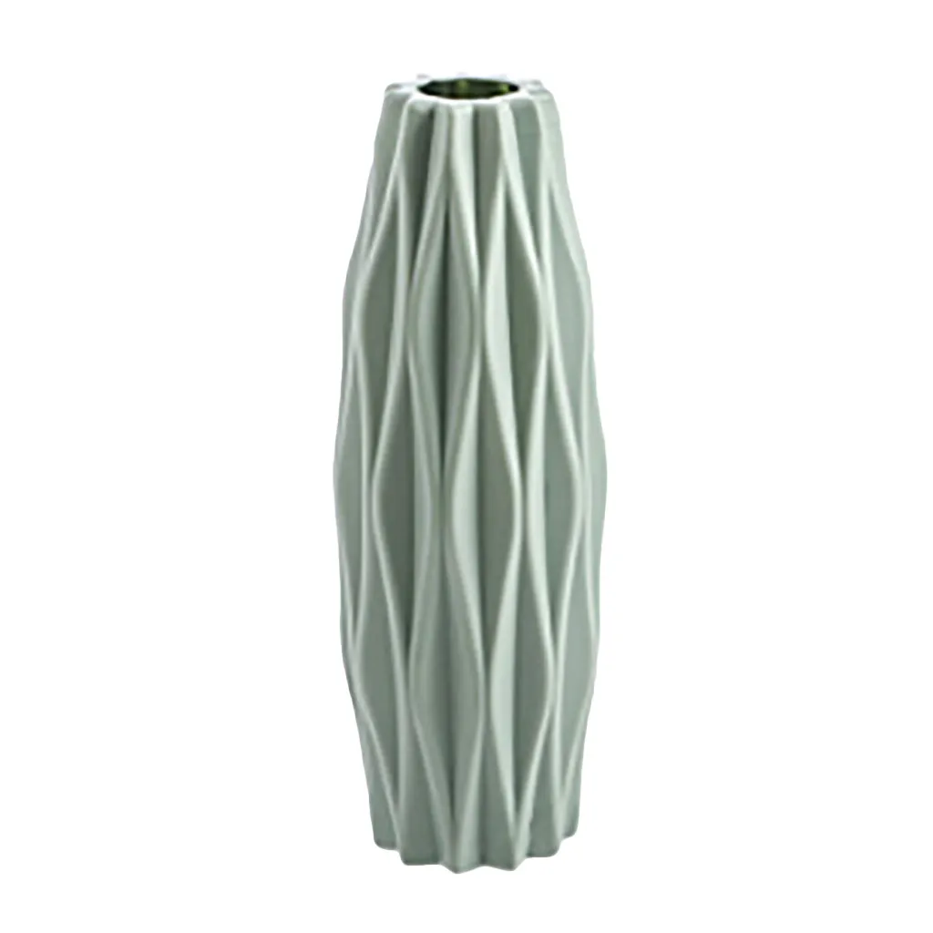 

1pc Plastic Shatterproof Flower Plant Pot Vase Study Room Home Wedding Decor