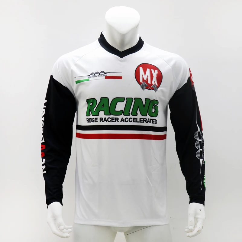 

Men MTB Long Sleeve Cycling Jersey Downhill Road Bike Shirts Mountain Bicycle Wear Motocross Ciclismo Clothing