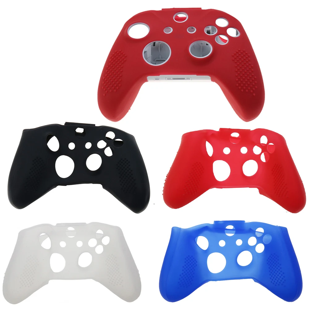JCD 1 шт. силиконовый чехол защитный для Xbox One S тонкий контроллер джойстик гелевый