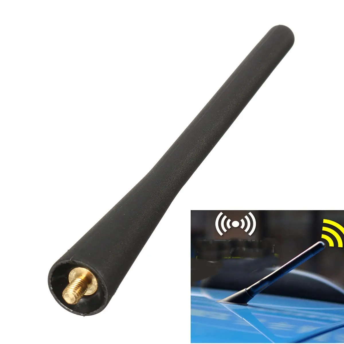 Черная автомобильная антенна 7 дюймов мачта для Honda/CIVIC 39151 SWA 305|black car antenna|antenna aerialcar