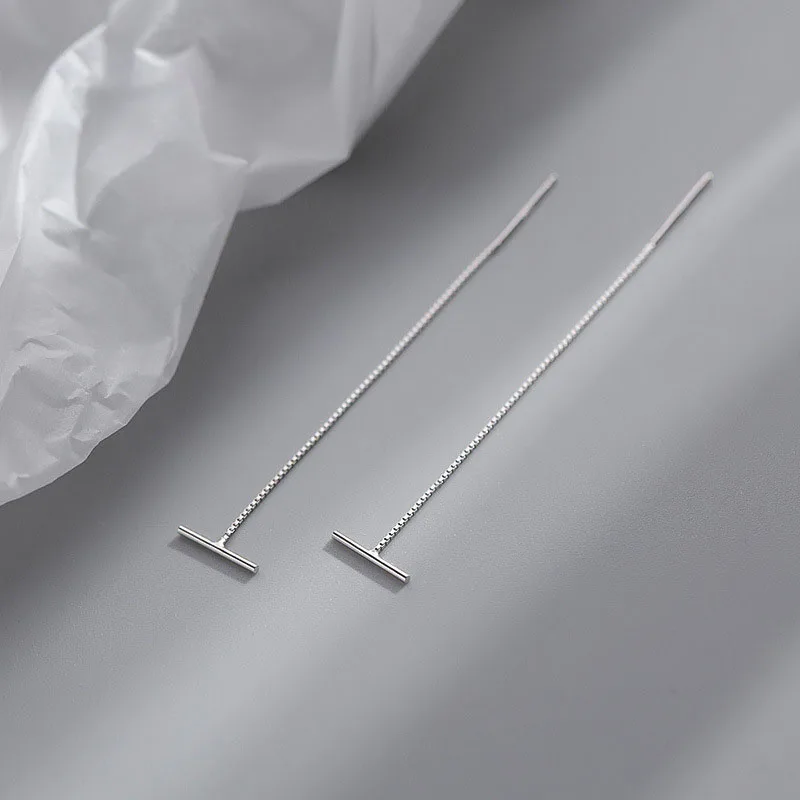 

Trendy Box Chain Earrings For Women Stud Earrings Charm Korean Temperament Niche Earline Earring Accessories Wholesale