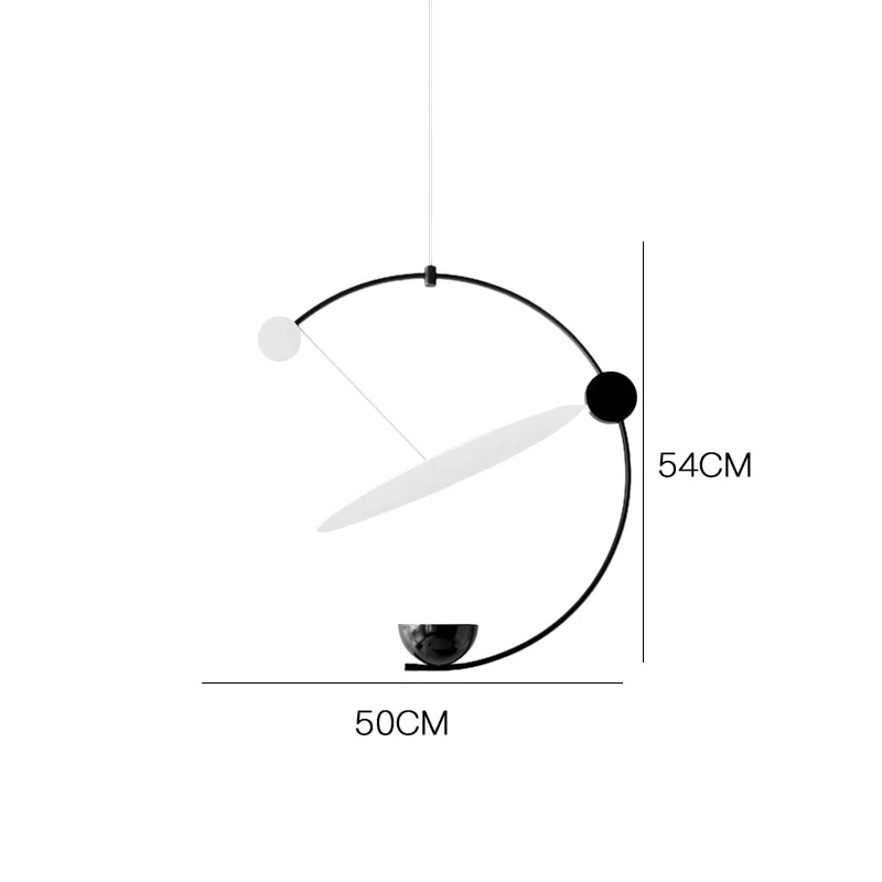 

Simple post-modern creative restaurant chandelier designer clothing store club model room chandelier