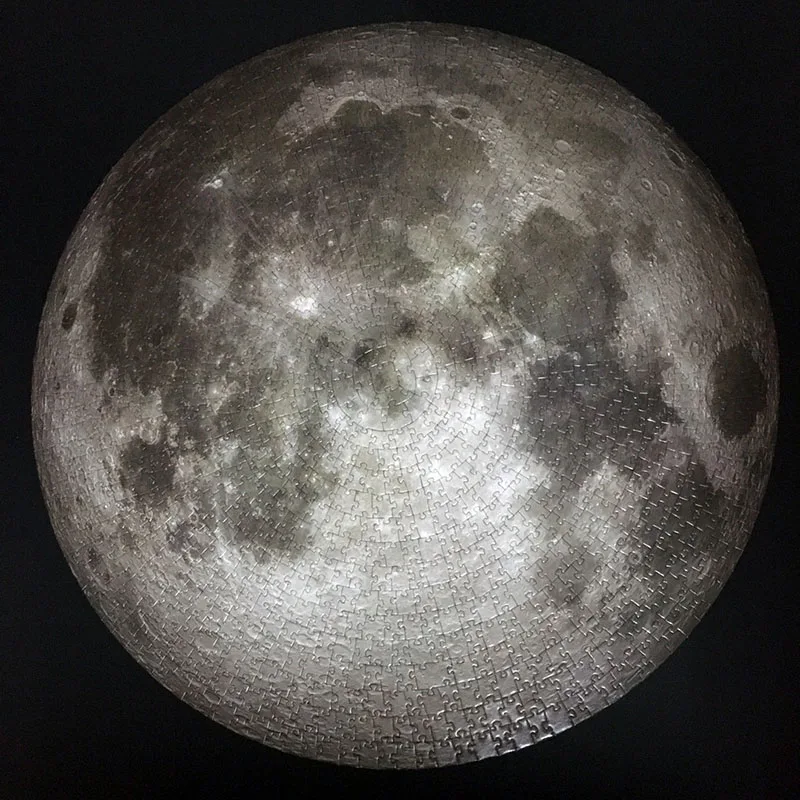 Новый Пазл луна 1000 штук сложно для искусственных игрушек Обучающие игрушки