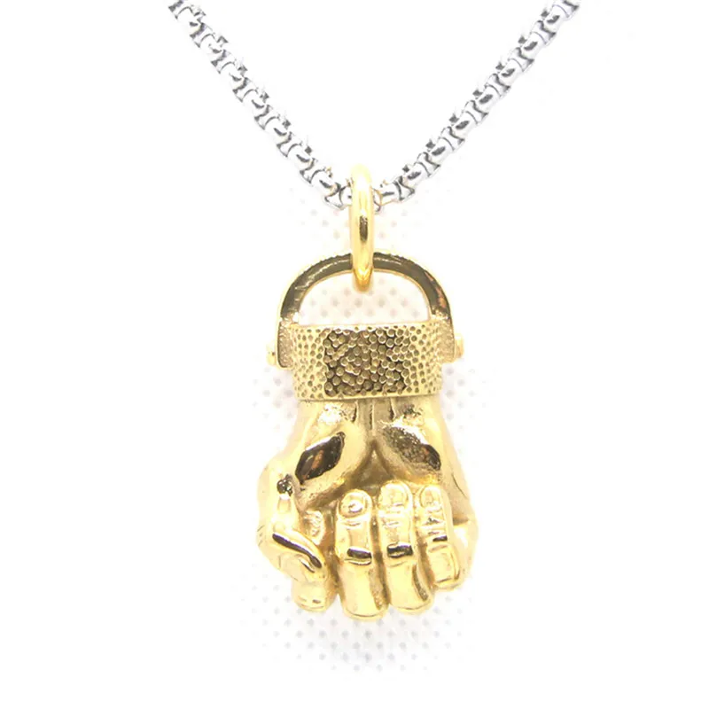 Поддержка Прямая поставка кулак мощность новый дизайн кулон 316L Нержавеющая