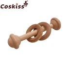 1 шт., детский деревянный Прорезыватель для зубов из бука