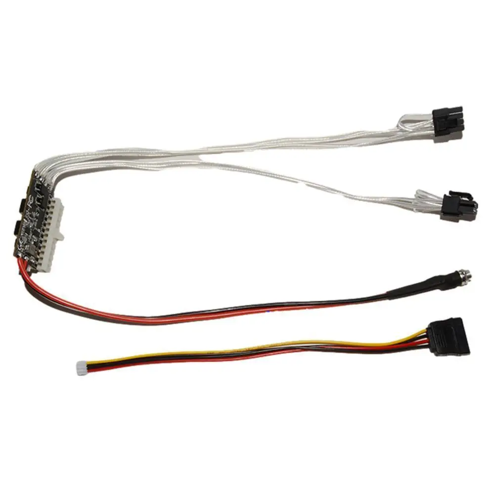 400W Выход DC блок питания ATX 24pin БП переключатель Pico PSU доска 8pin(4 + 4) ITX 6 Американская