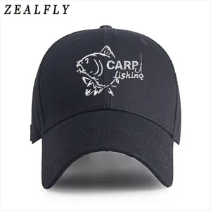 Мужские и женские бейсболки из хлопка, с вышивкой карпа