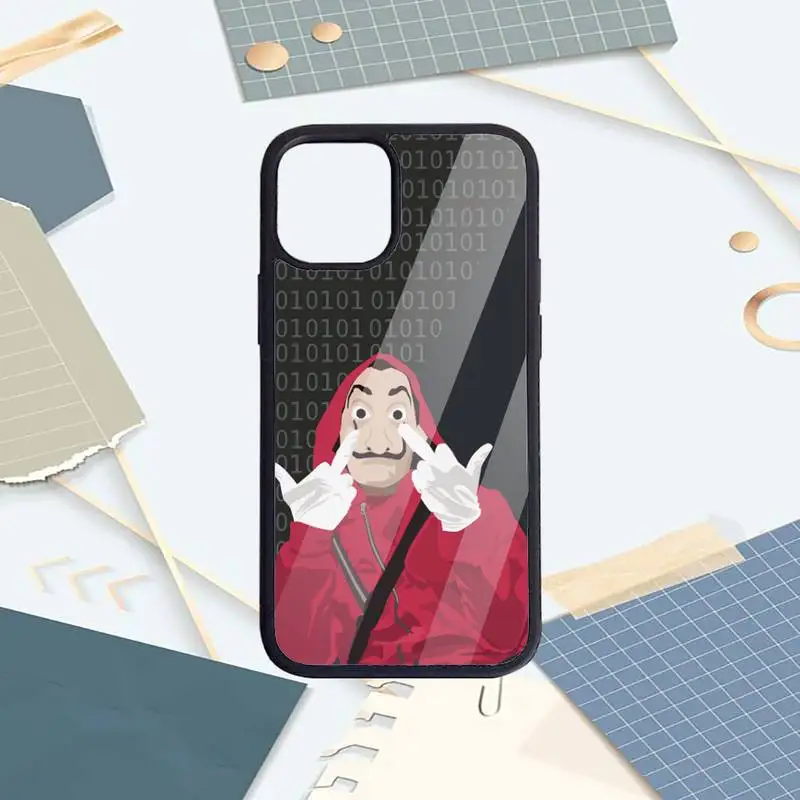 

la casa de papel TV show Phone Case PC for iPhone 11 12 pro XS MAX 8 7 6 6S Plus X 5S SE 2020 XR Luxury brand shell funda