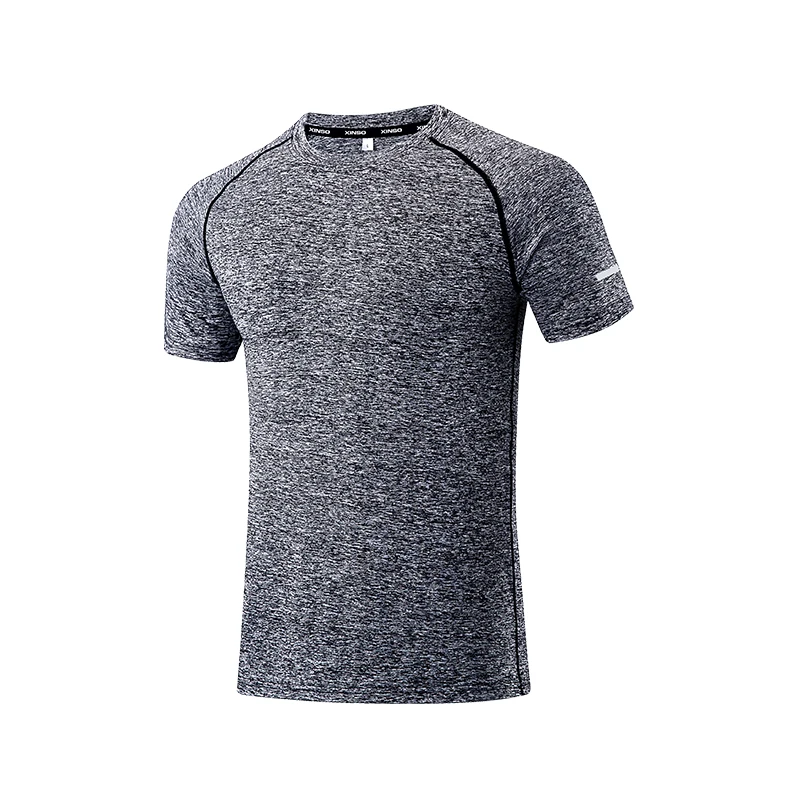 

Summer Running T Shirts Quick Dry Men Tops Tees Athletic Wear Running T-Shirt Slim Fitness Training Shirt Gym Clothing Camiseta