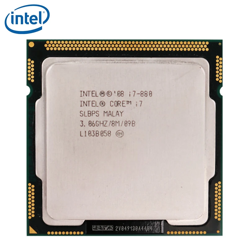 Четырехъядерный процессор Intel Core 3 06 i7 880 1156 ГГц 8 м 95 Вт LGA 100% рабочий|Процессоры| |