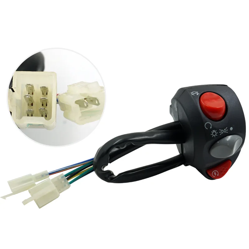 

Motorcycle Modification Parts Cruiser Left and Right Switch Seat Combination Switch Multifunctional Cupid Seat Switch
