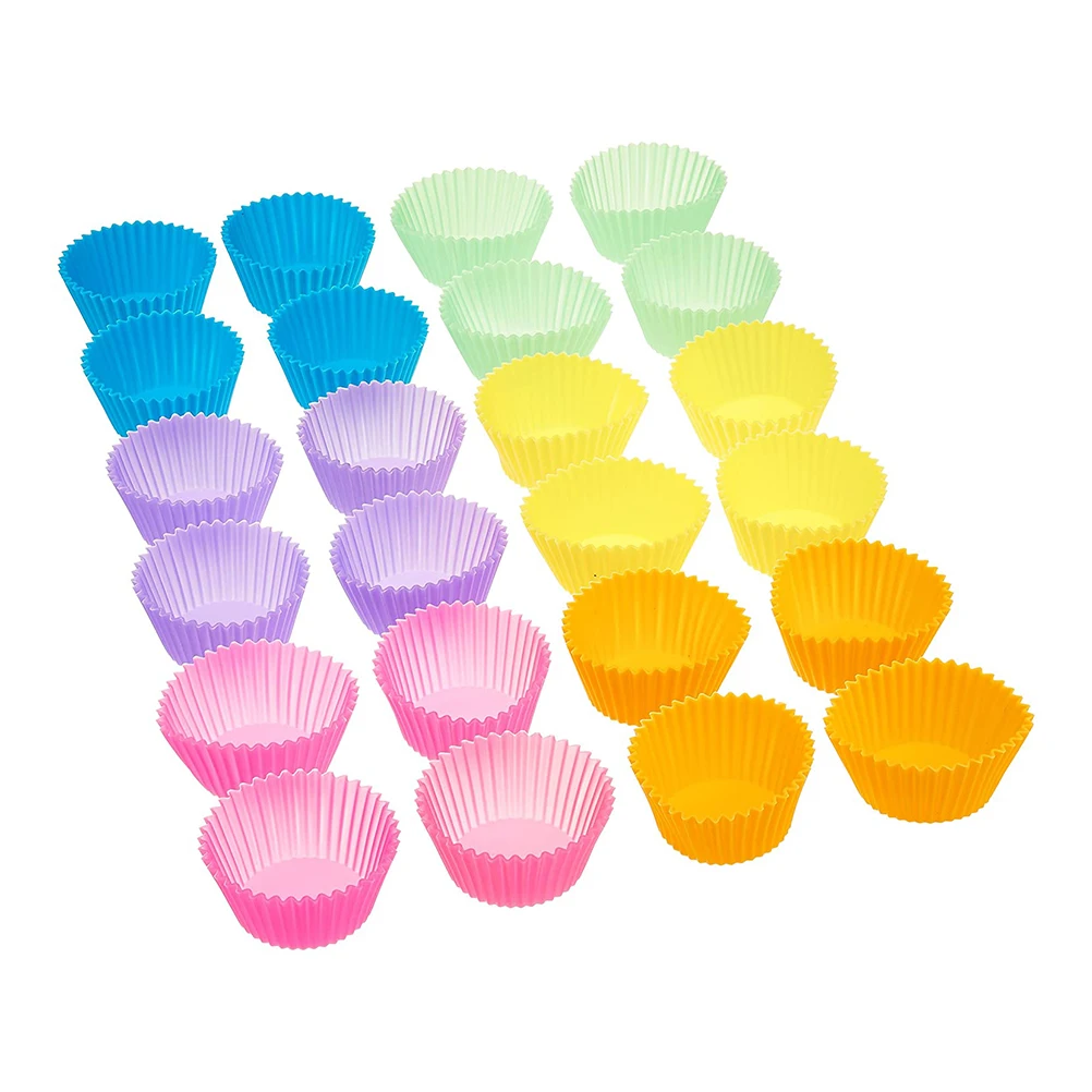 24 шт. силиконовые формы для выпечки|Формы тортов| |