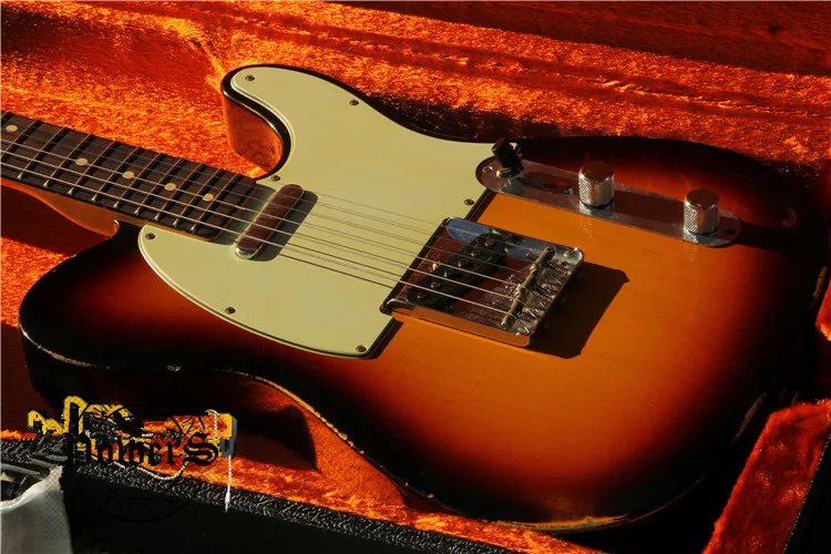 Китайская электрогитара T L ручной работы сделать старую гитарную тяжелую мощь