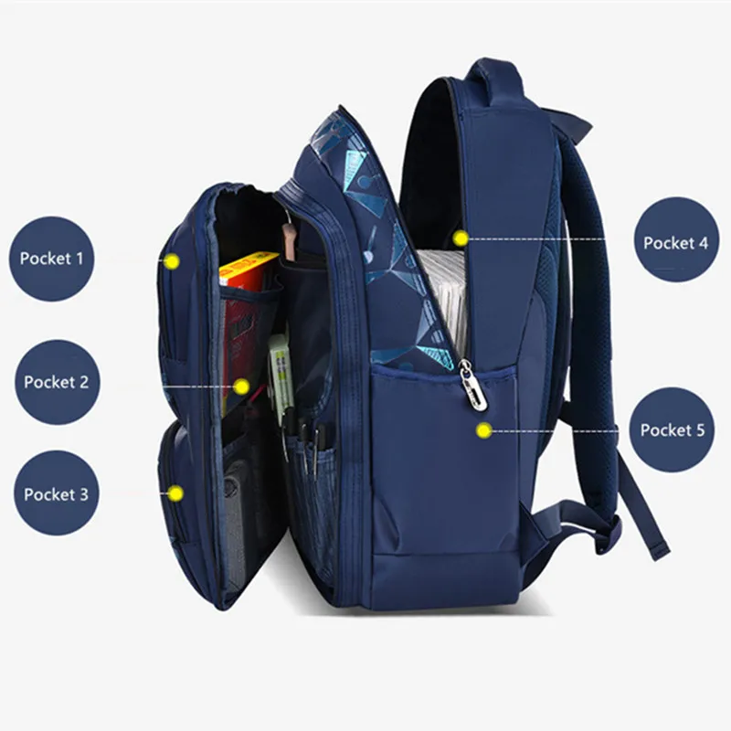 OKKID школьные сумки для мальчиков-подростков ортопедический школьный рюкзак