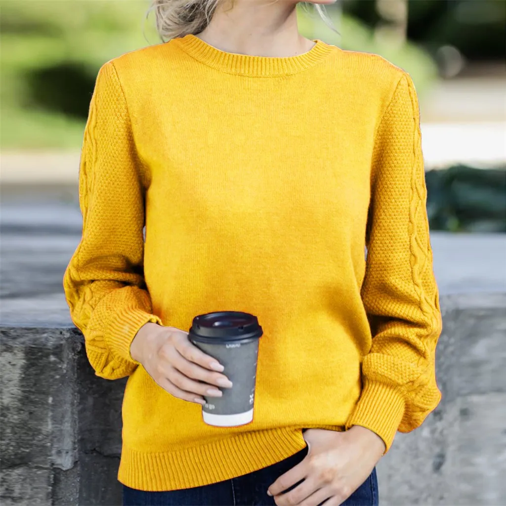 SAGACE Women Sweaters and Pullovers Casual Oversized Sweater Christmas Winter Sleeve Pull Femme knitted jumpers COLOR | Женская одежда