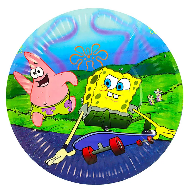 50 шт. детский душ Минни Микки игрушка история тема тарелки Дети Мальчики сувениры