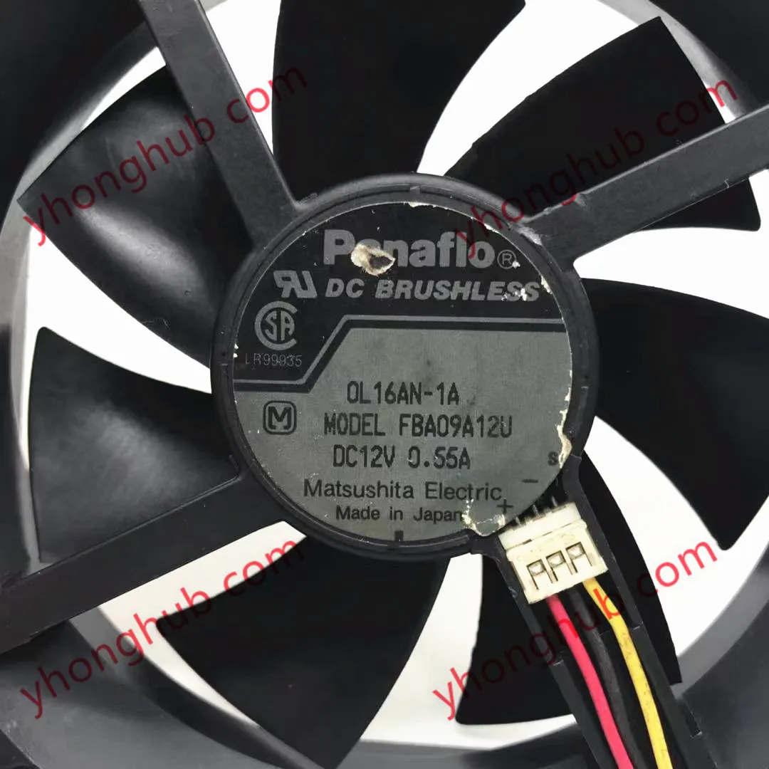 FBA09A12U DC 12V 0.55A 3-жильный Сервер вентилятор охлаждения | Компьютеры и офис